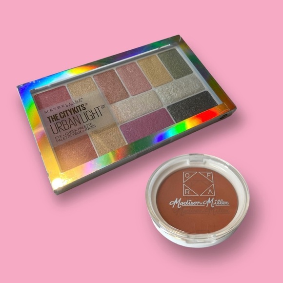 Maybelline Eye & Cheek Palette + Ofra x Madison Miller Blush - Picture 1 of 6